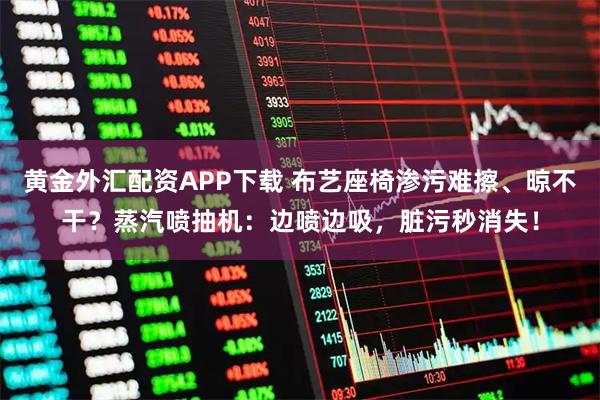 黄金外汇配资APP下载 布艺座椅渗污难擦、晾不干？蒸汽喷抽机：边喷边吸，脏污秒消失！