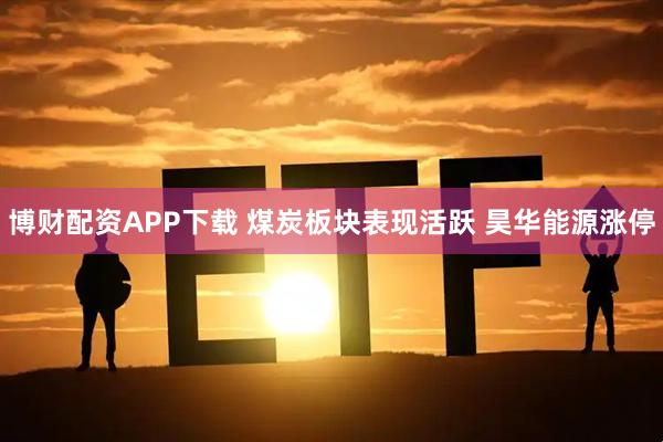 博财配资APP下载 煤炭板块表现活跃 昊华能源涨停
